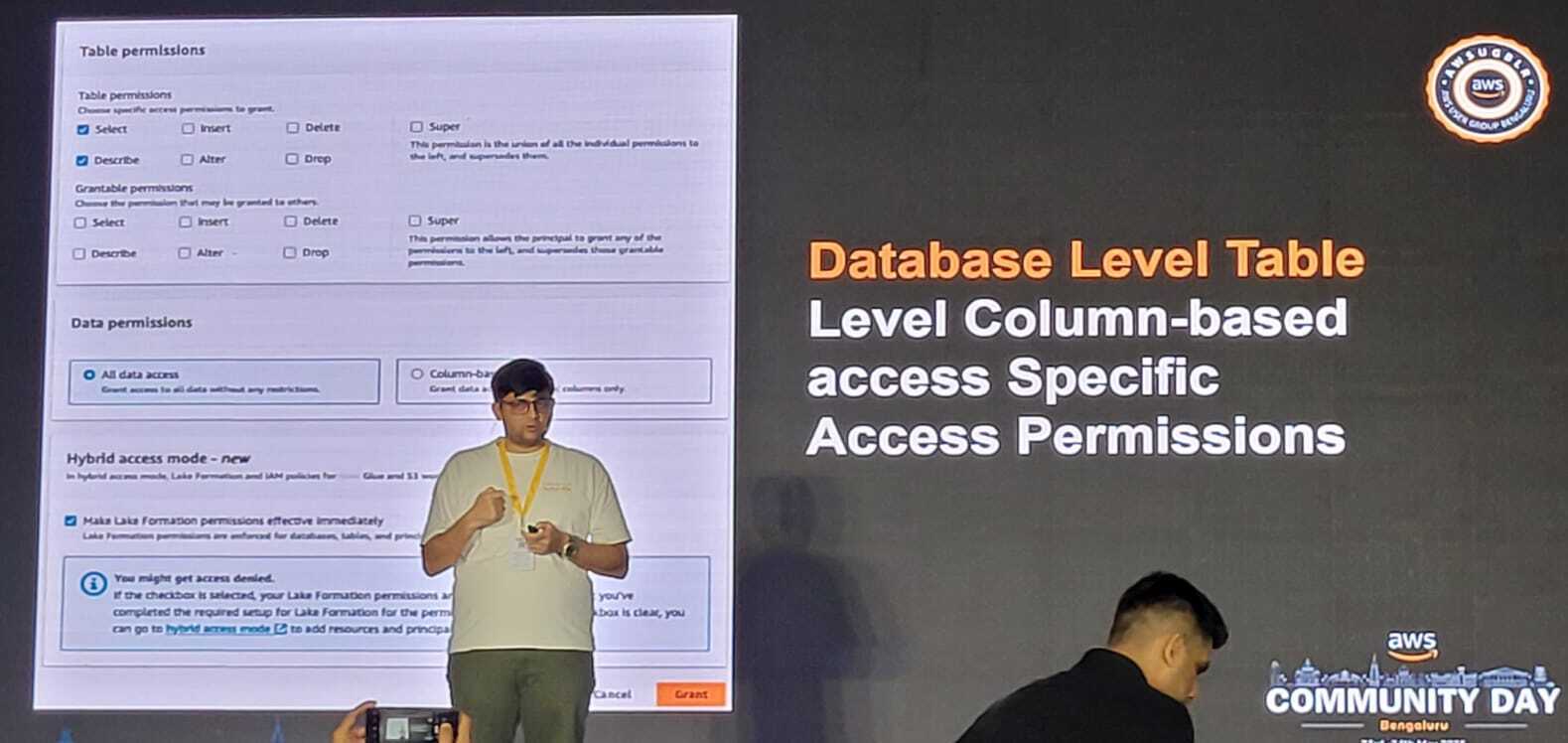 Database vs. Table permissions