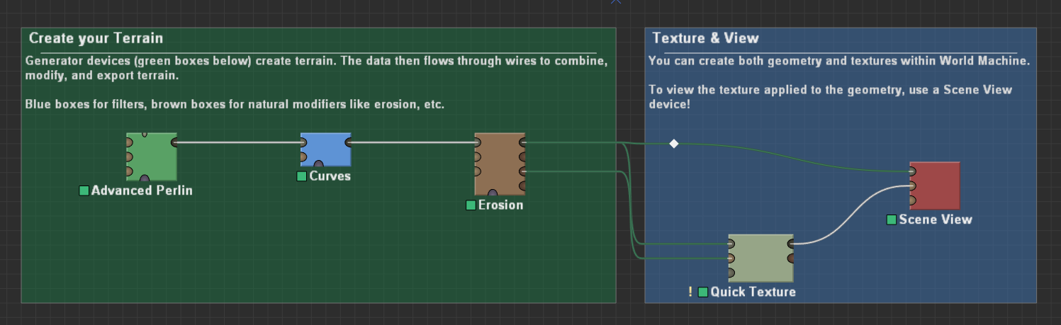A Node Graph in World Machine