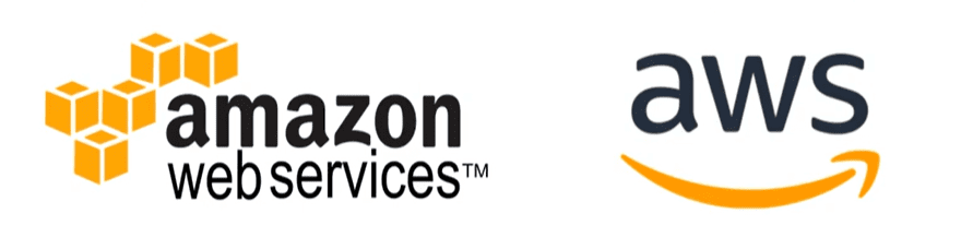 Old (left) and new (right) AWS logos
