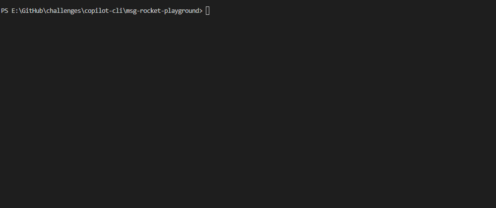 demo msg-rocket git flow
