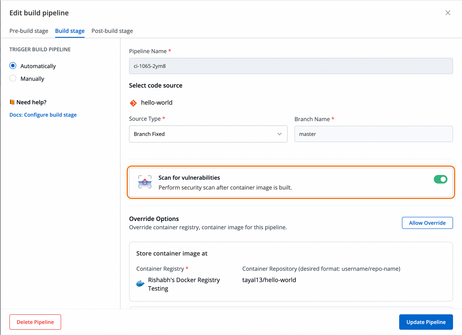 vulnerability scanning