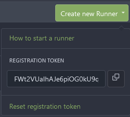 New runner registration view