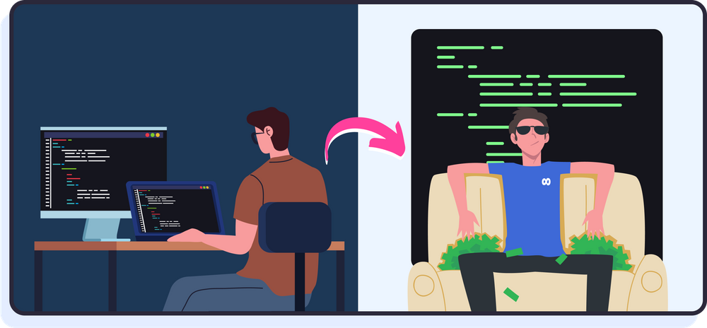 From coding in a dark room, to being at the top of the tech industry