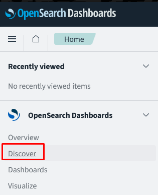 OpenSearch Dashboards > Discover