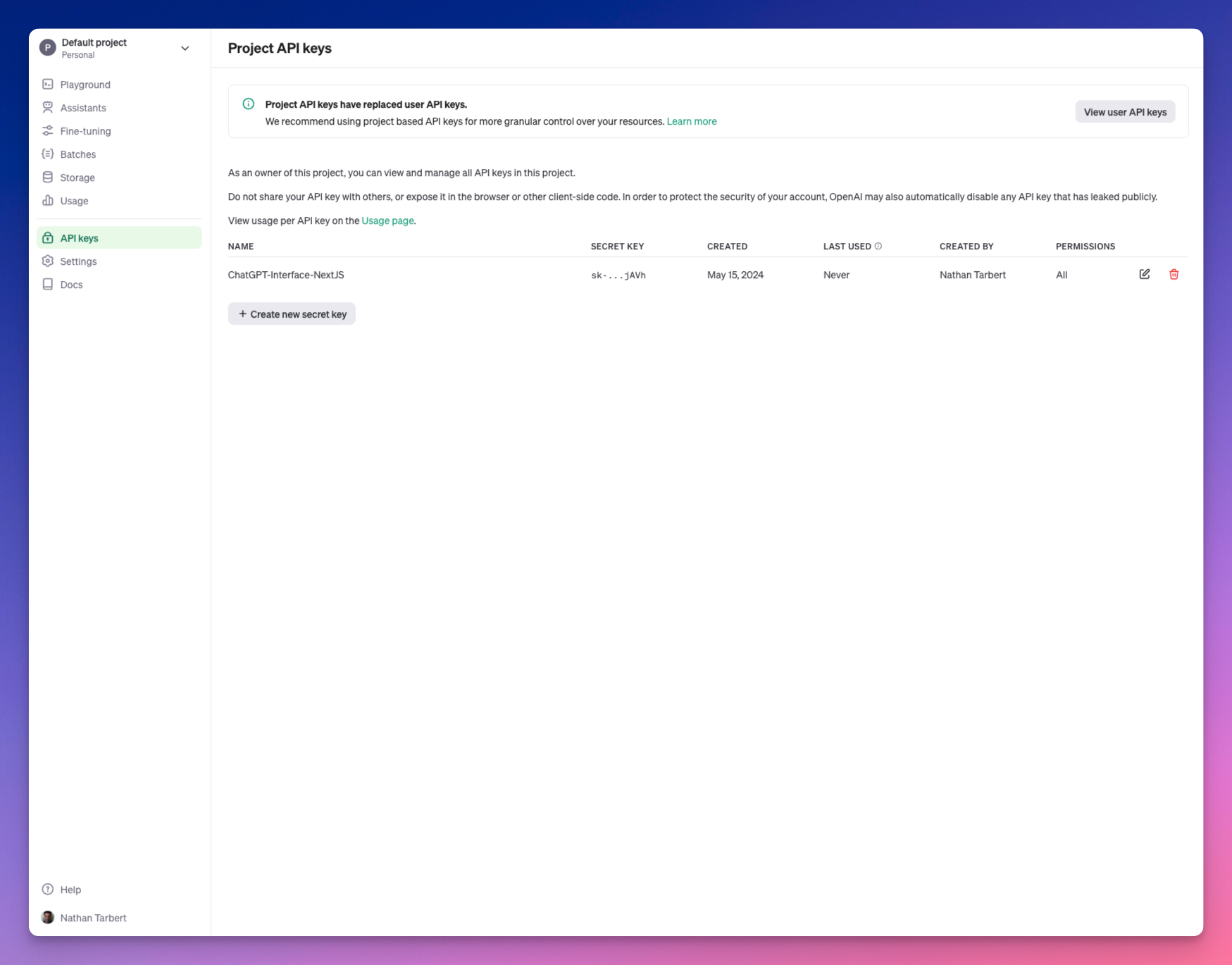 OpenAI Key