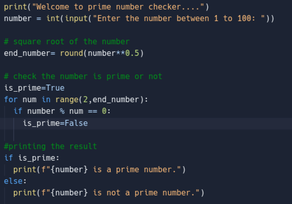 Prime number checker