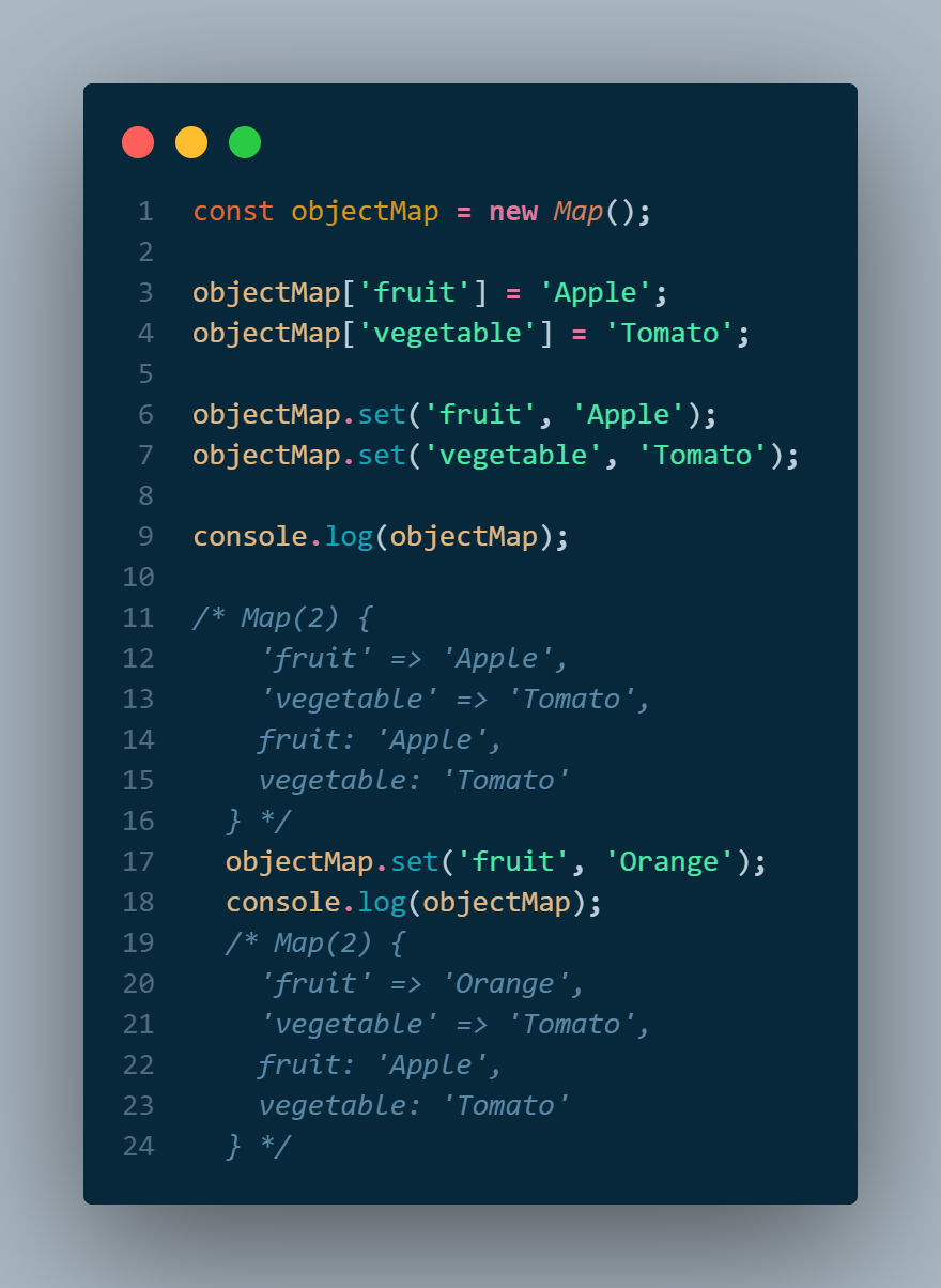 Updating the properties 