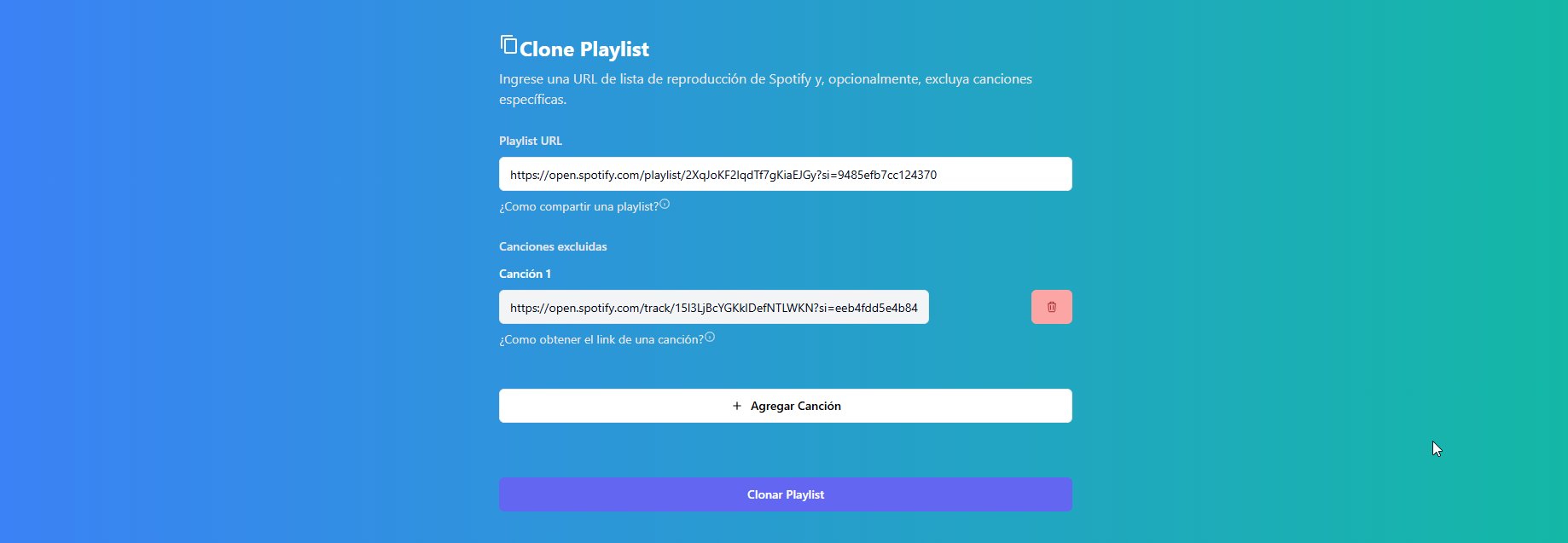 Clonar Playlists