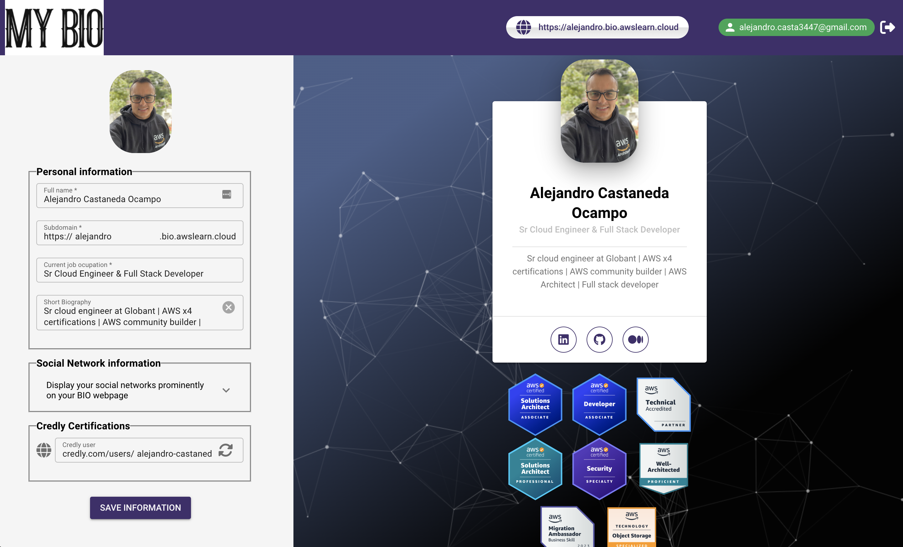 GitHub - 4l3j4ndr0/my-bio: A public web repository using amplify Gen 2 ...