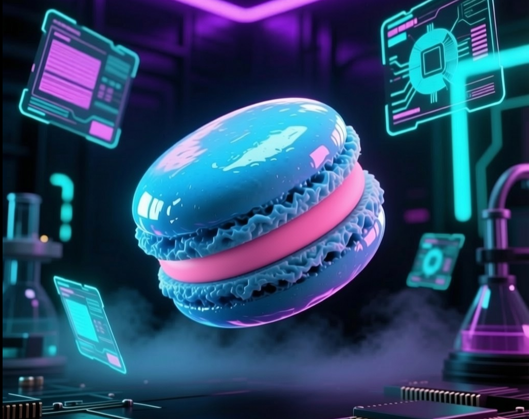 Fancy digital cookies - macaroons