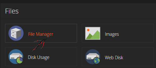 Cpanel File Manager