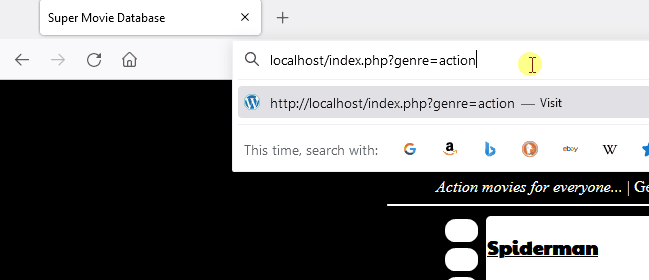 SQL injection blocked