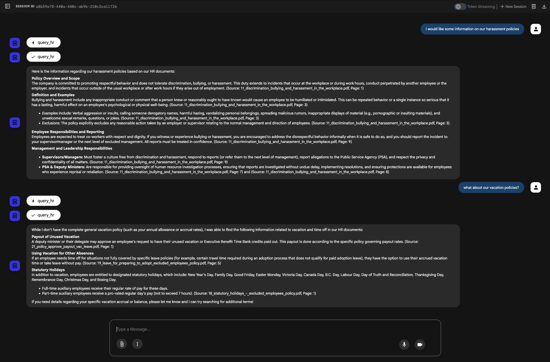 HR RAG + re-ranking ADK Agent w/Gemini 3.1 Pro Preview