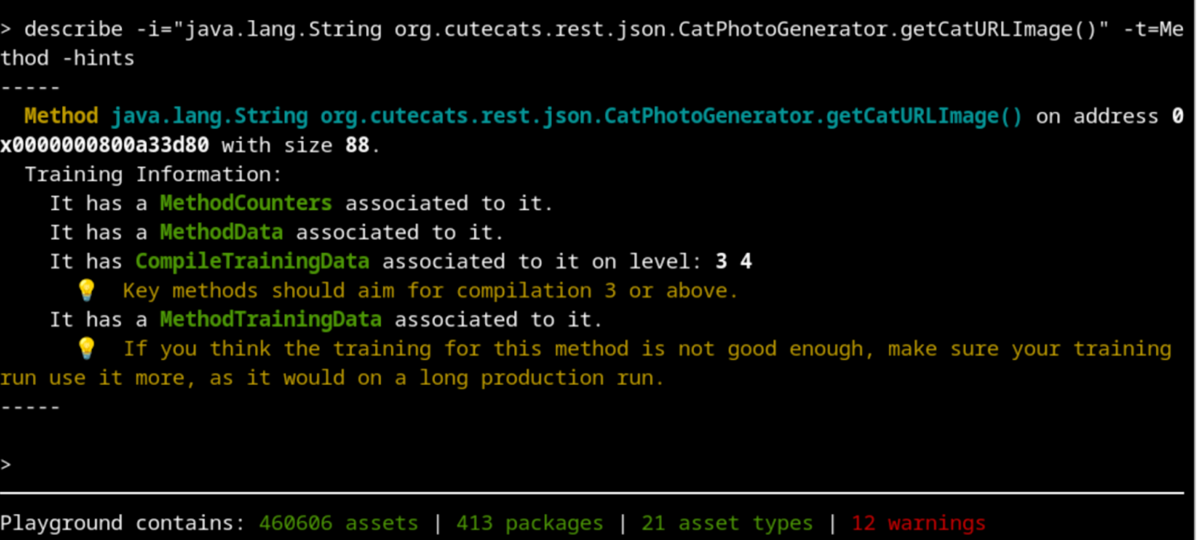 describe trained method