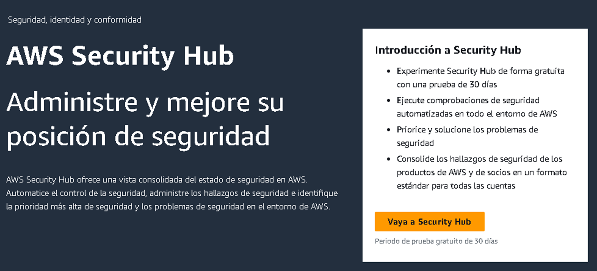 Habilitacion Security Hub 