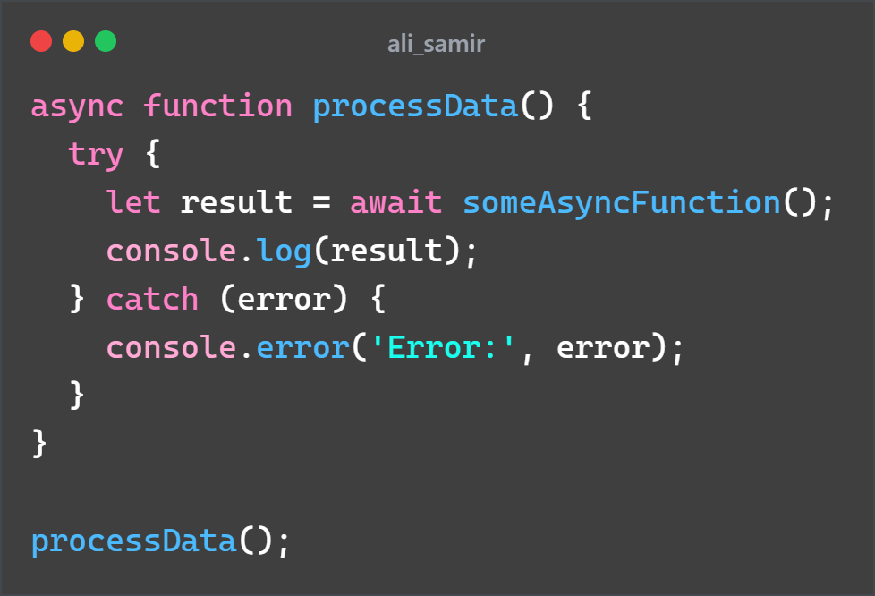 async/await