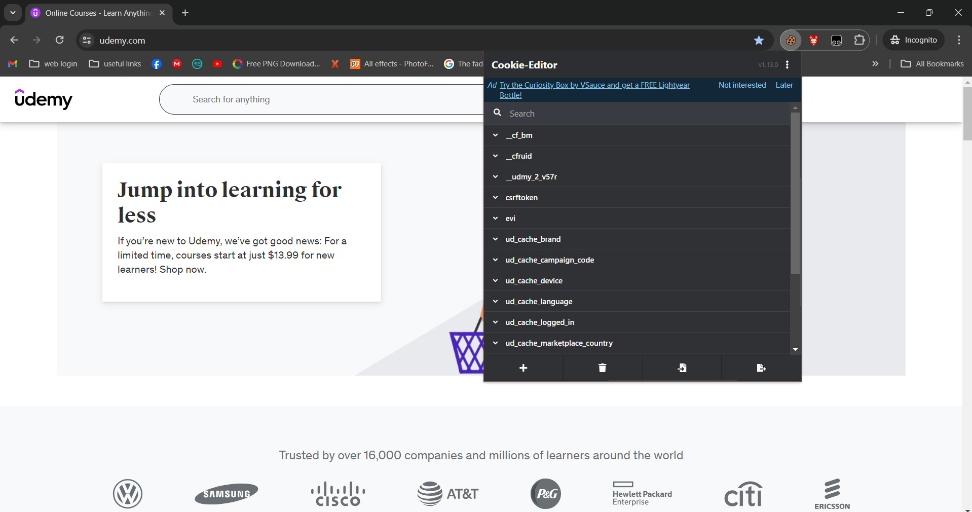 Udemy Premium Cookies and Premium Account