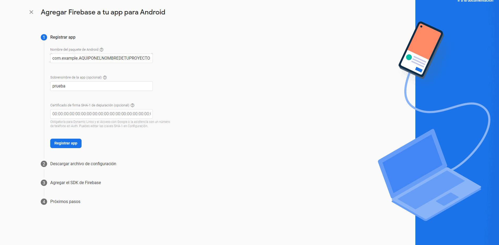 Ingresando un nombre
