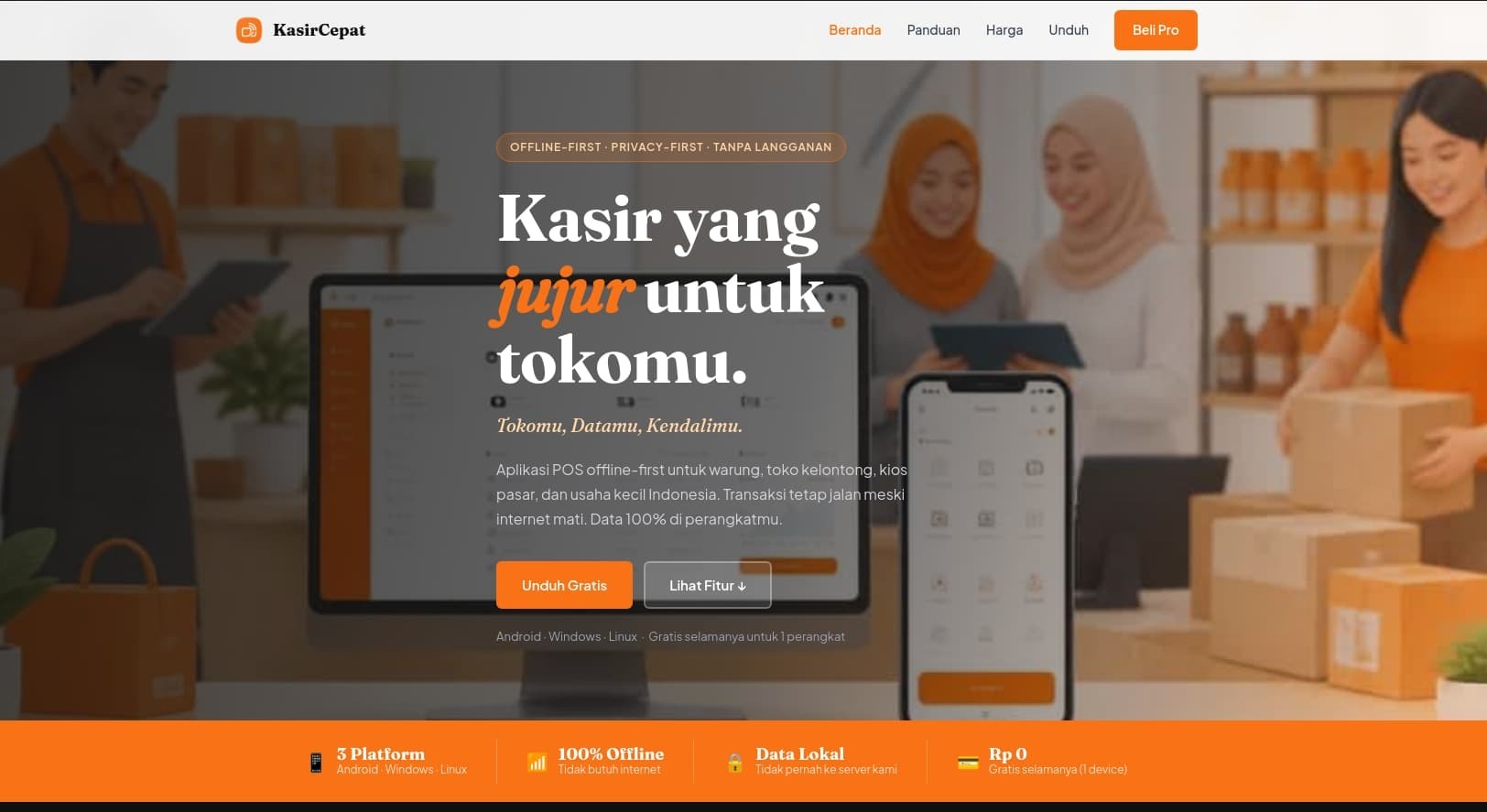 Featured image for 141 Jam Membangun Aplikasi Kasir yang Tidak Terlihat Seperti Excel