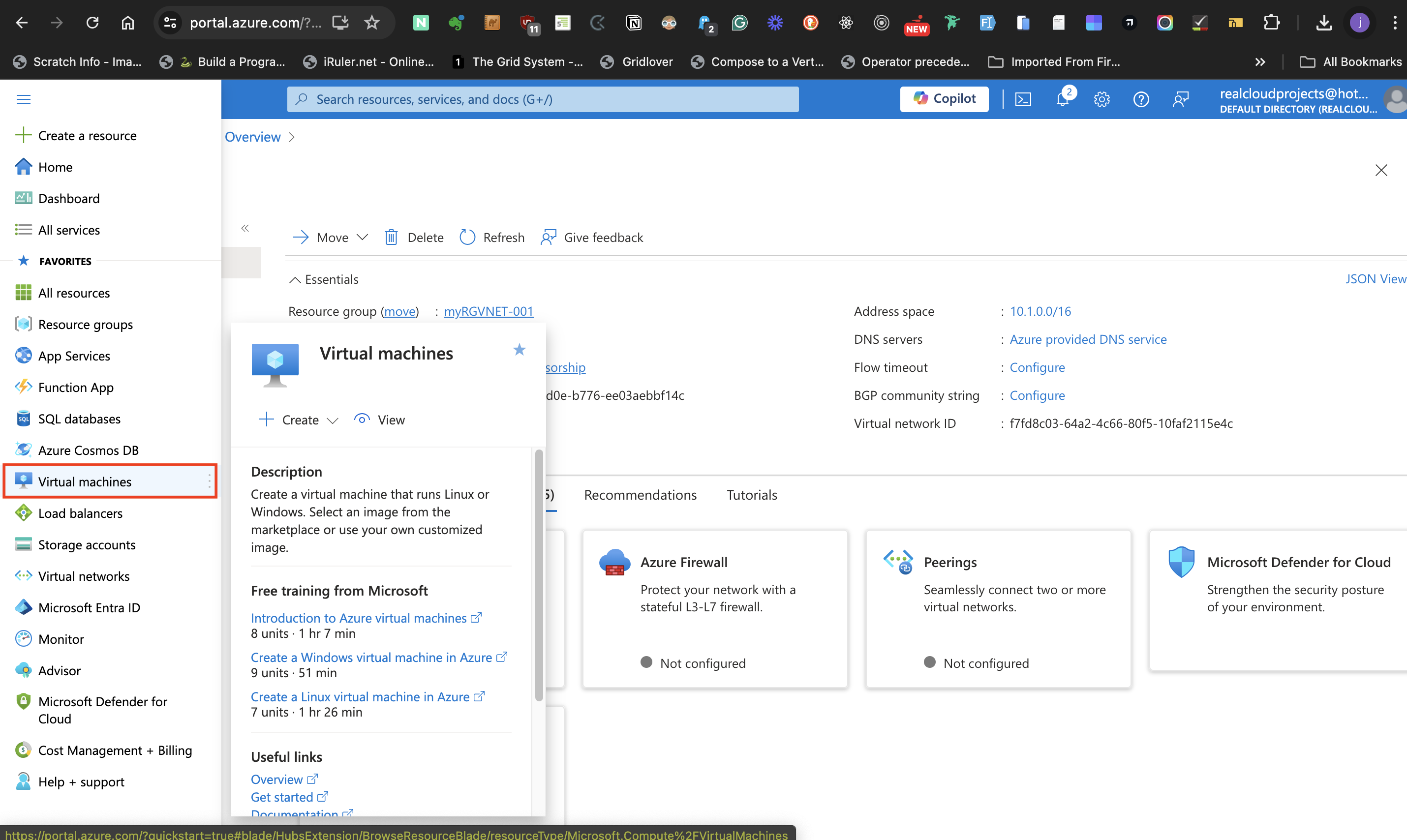 select virtual machines
