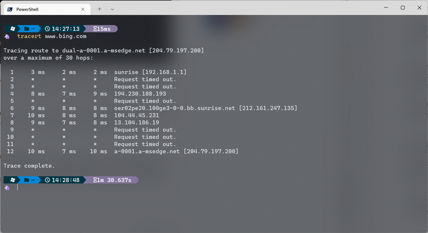 Tracert