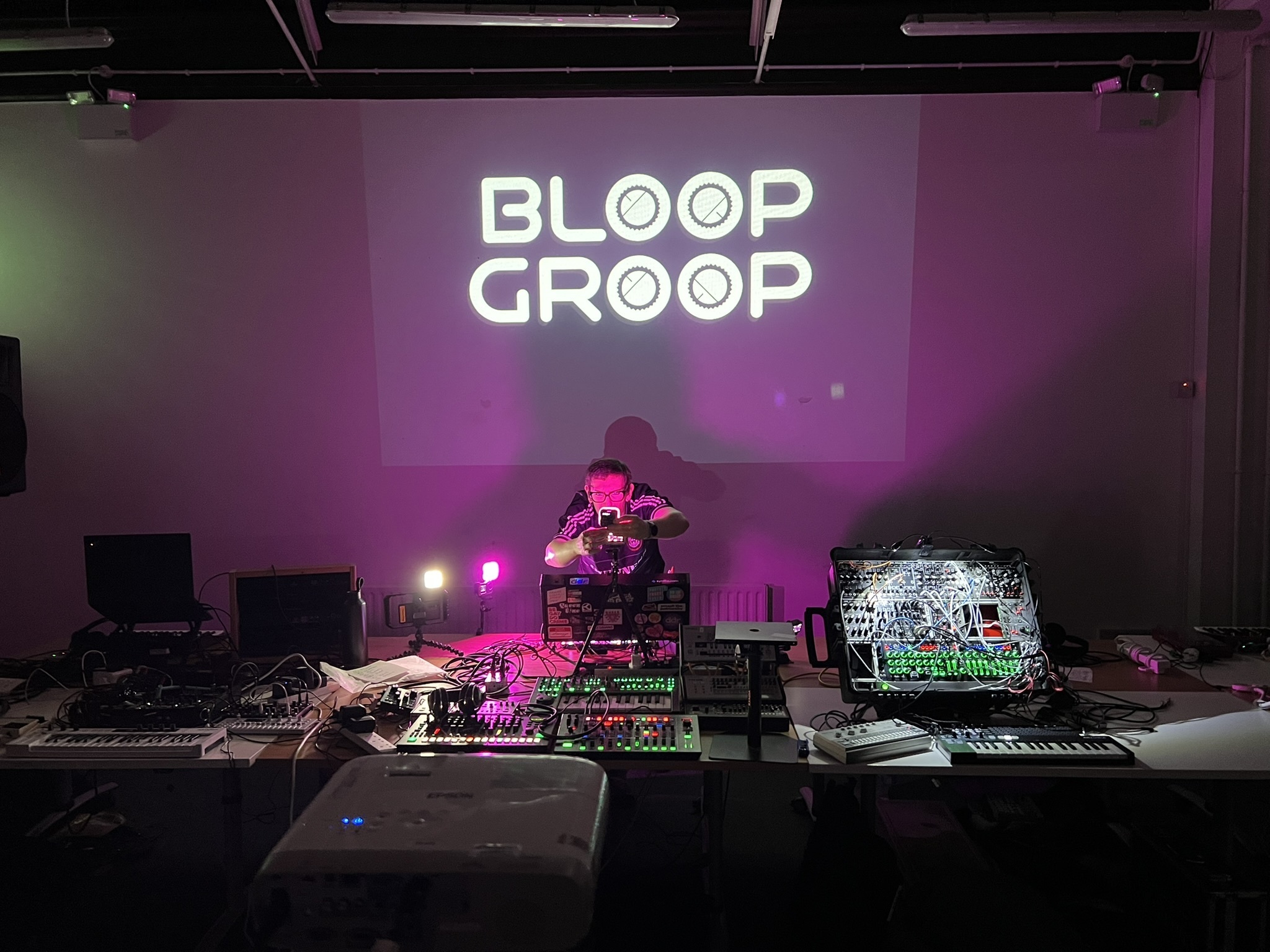 Bloop group meetup - a performance by a community member