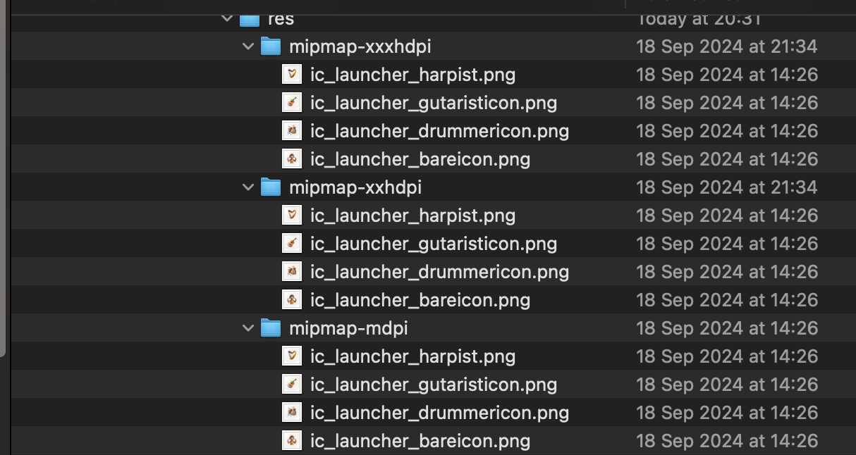 Android folder