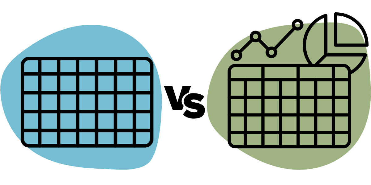 grids vs spreadsheets