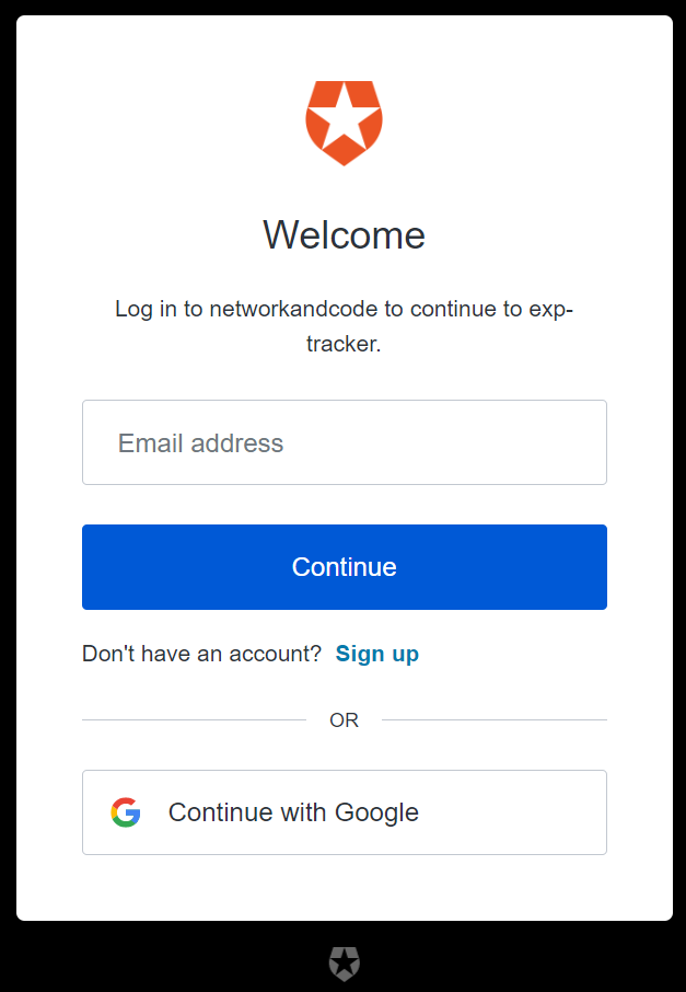Auth0 login