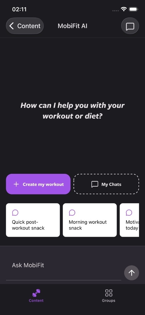 Page AI MobiFit