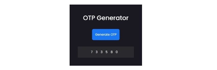 OTP 生成器 JavaScript