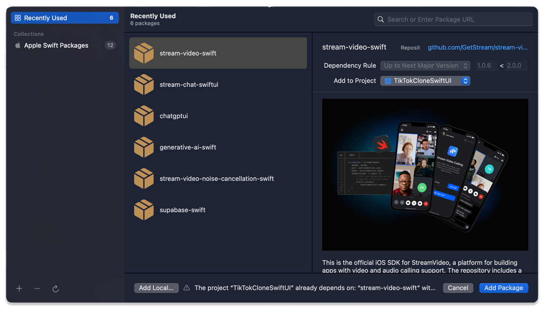 Install the Video SDK