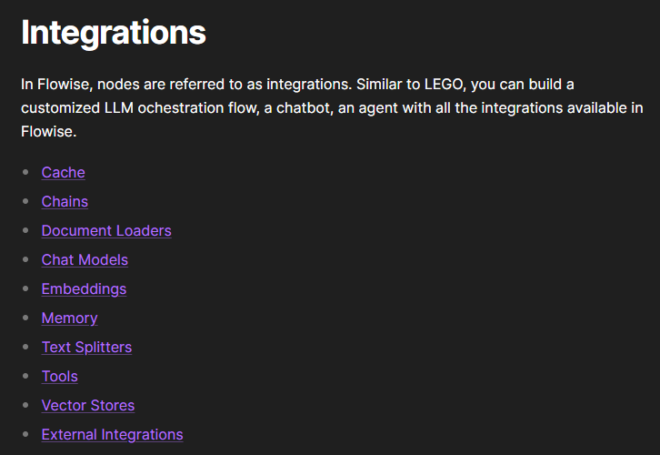 integrations