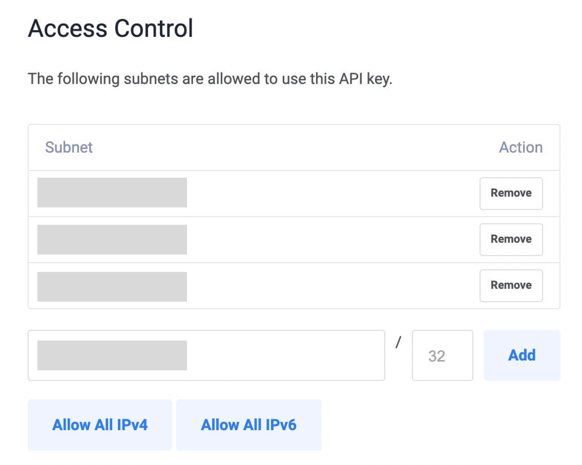 Vultr API whitelisting