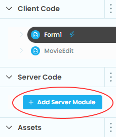 Creating Server Module