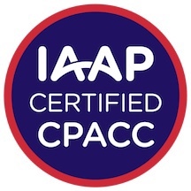 CPACC badge for successfully passing the exam