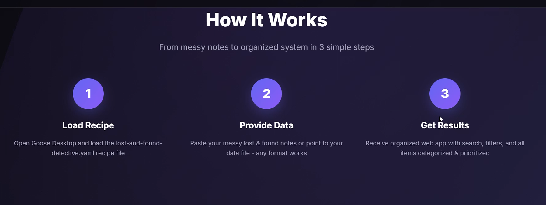 Lost & Found Data Detective UI
