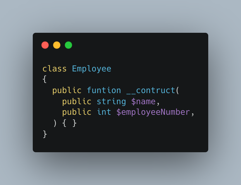 New Constructor Syntax