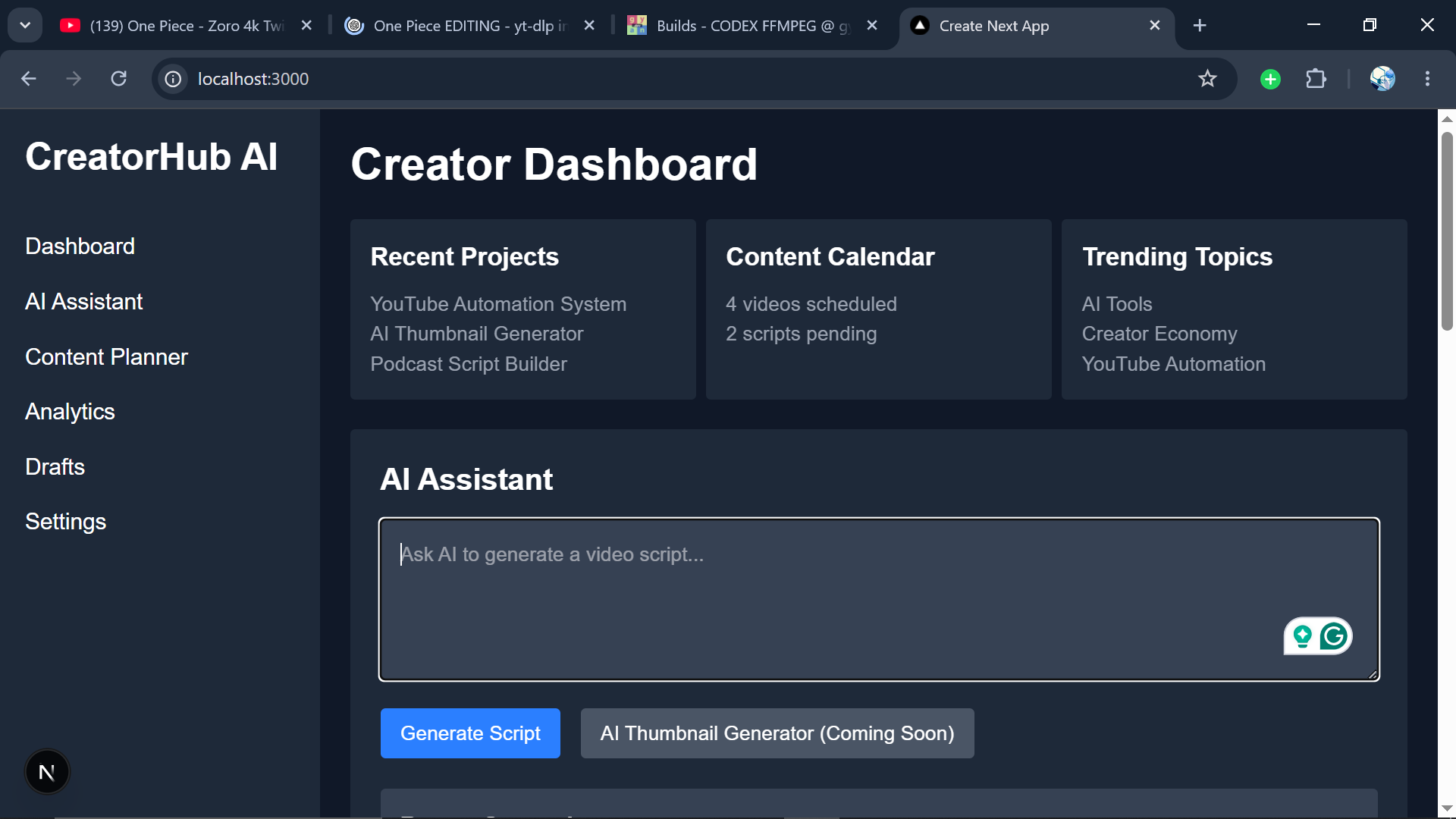 BEFORE DASHBOARD