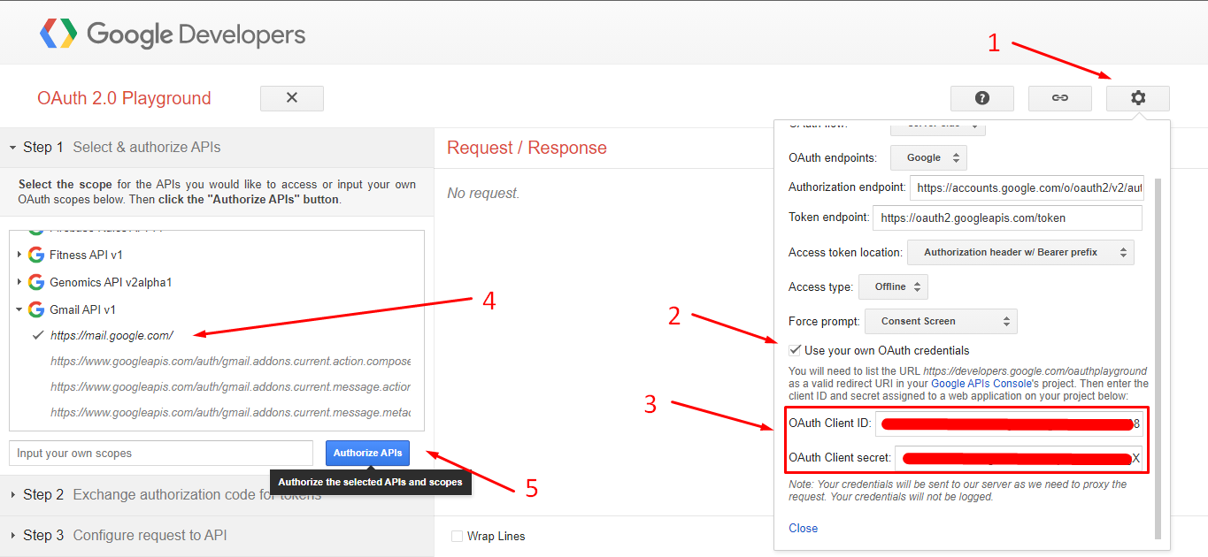 OAuth test and getting refresh token (1)