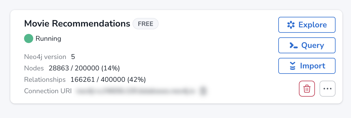 Neo4j AuraDB Instance