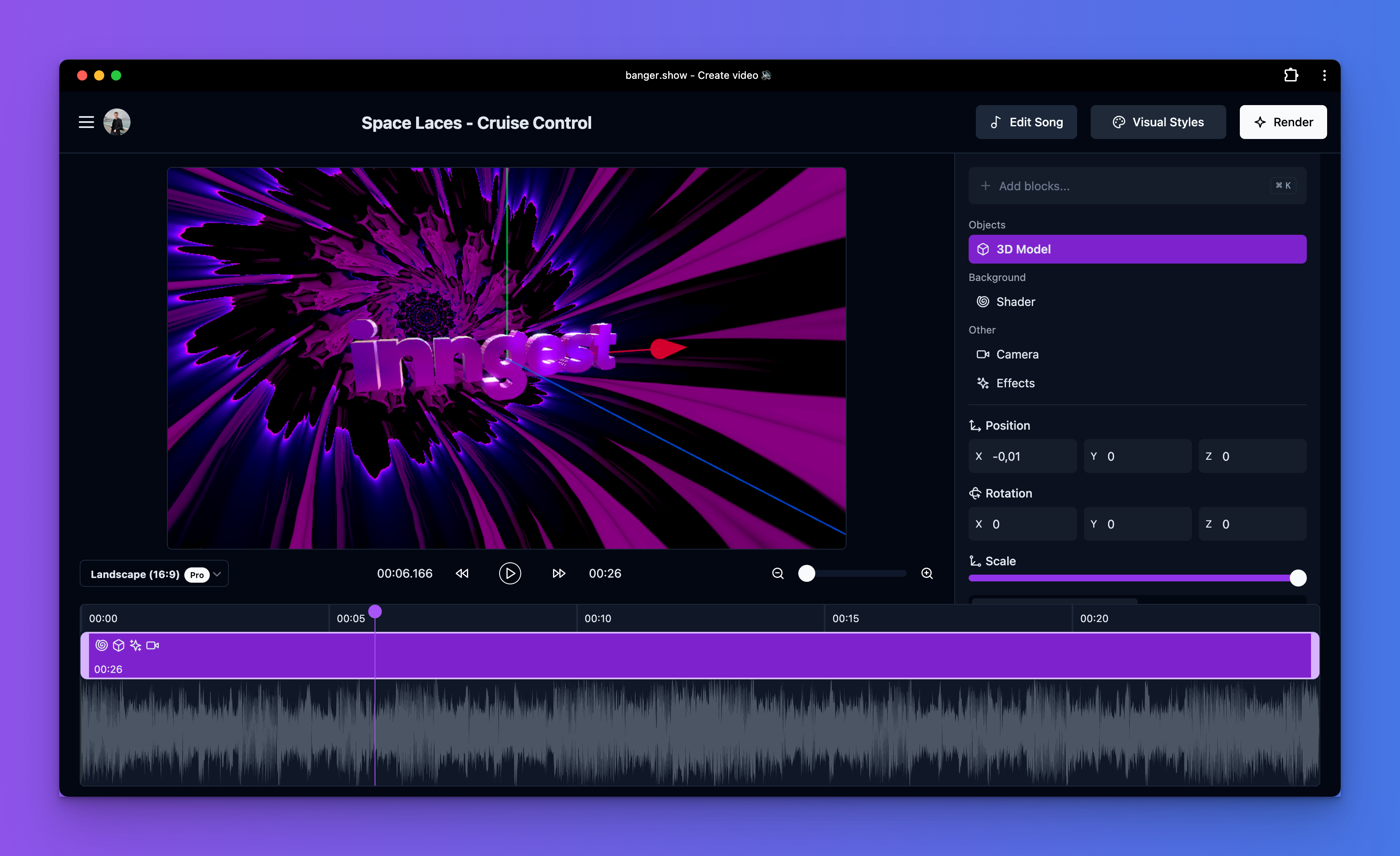 banger.show project screenshot