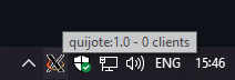 VcXsrv running on the task bar