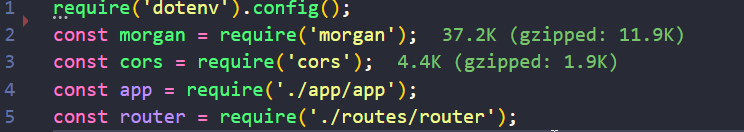 import some necessary file to server.js