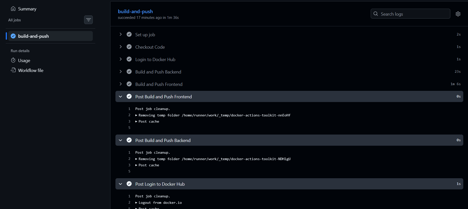 GitHub Actions Success