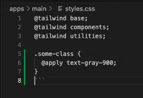 Tailwind CSS IntelliSense installed