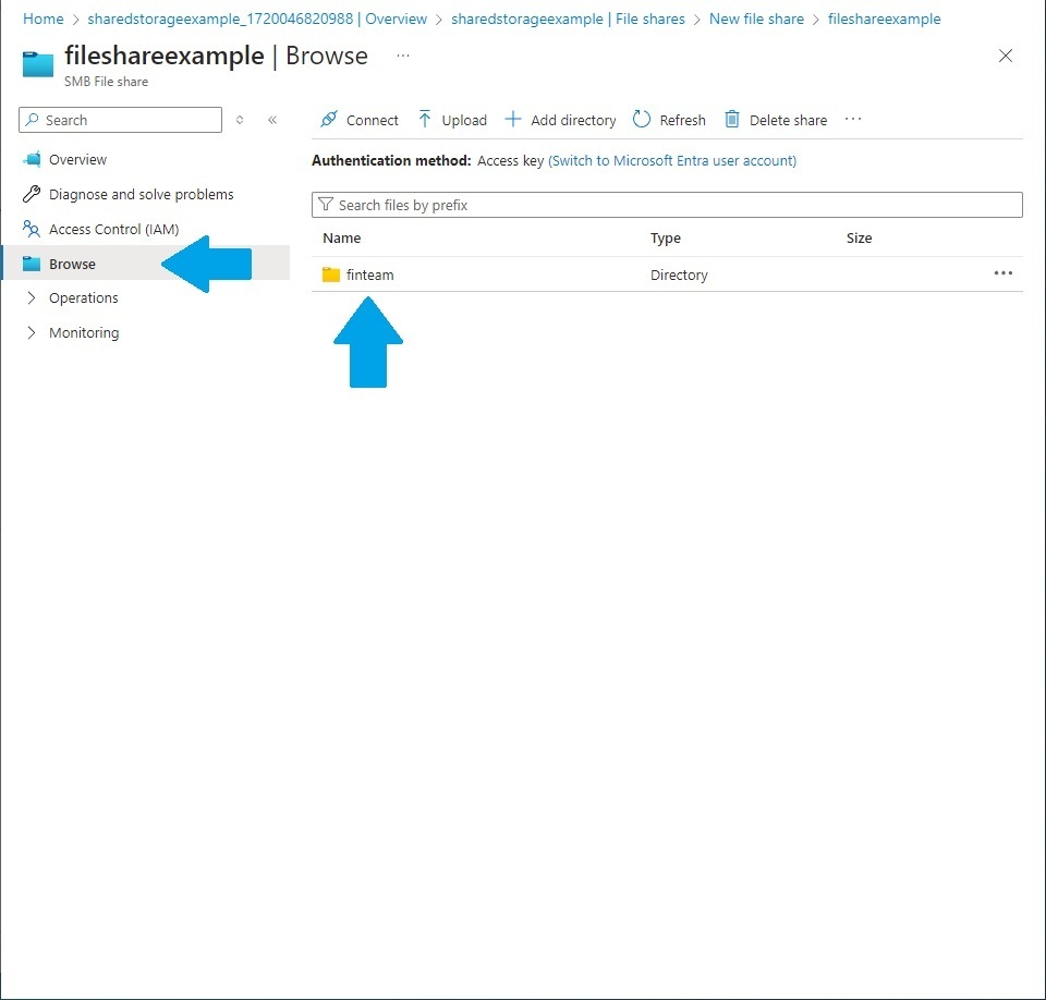 Navigating to new Directory