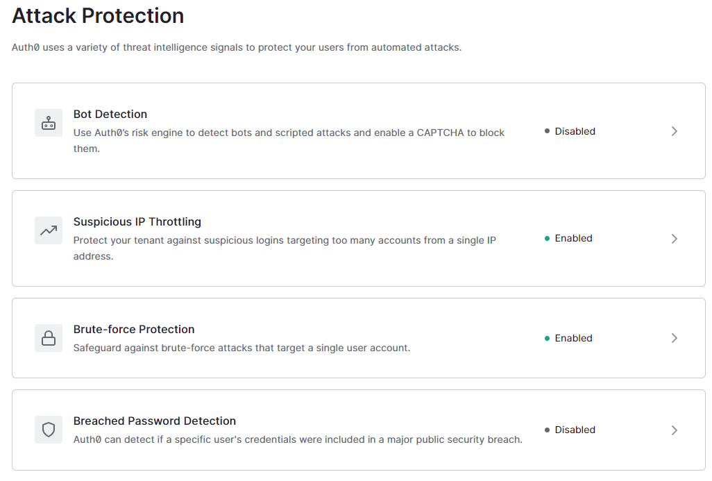 Attack Protection