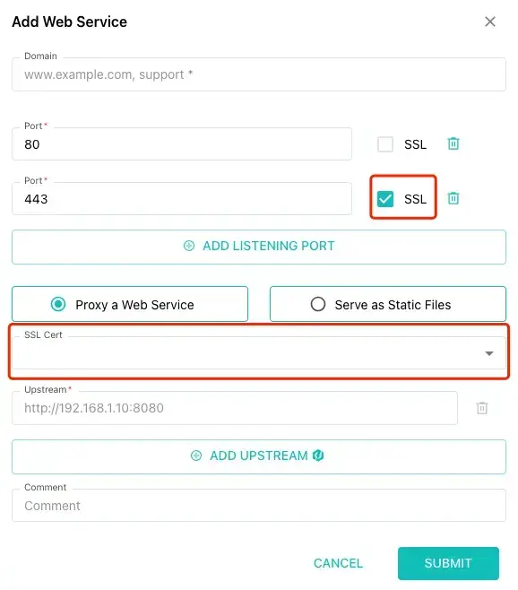 Reverse proxy diagram