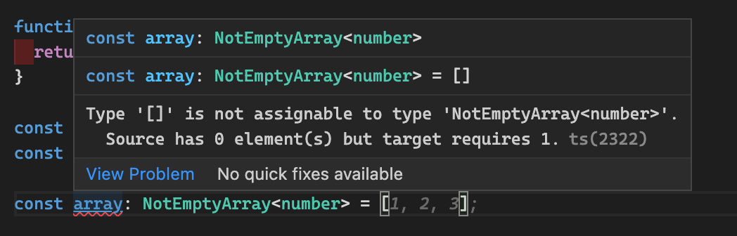 NotEmptyArray